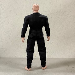 PB-PN-SET: 1/12 Black compression shirt & tactical pants for 6″ muscular body
