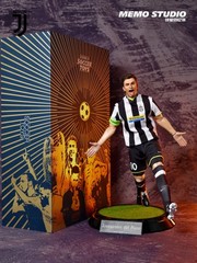 Football Stars Memoirs Studio 1/6 Del Piero Figure Roaring Head