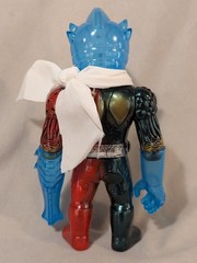 REALHEAD Bootleg Man Clear Blue Soft Vinyl Figure F/S FEDEX