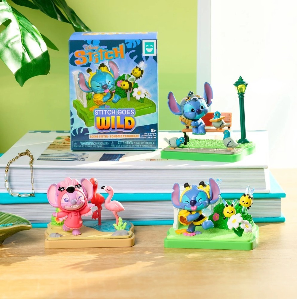 Disney Stitch Goes Wild Scene Setters Blind Box Figure – 1 of 7 Mystery Designs
