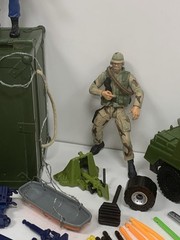 Vintage GI Joe ARAH Hasbro Lanard Mixed Lot Figures Vehicles Weapons Accessories