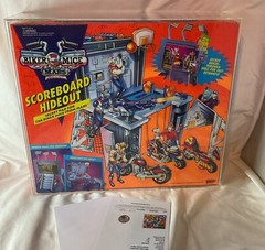 Biker Mice from Mars Scoreboard Hideout Secret Pad 1993 Galoob Playset Graded 80