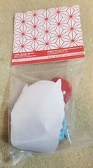 Mutant Vinyl Hardcore LASH Kewpie Red Painted Sofubi Designer Art Toy Kaiju MVH