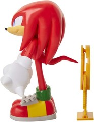Sonic The Hedgehog 4-Inch Knuckles Toy Figure – Bendable, No Batteries Required