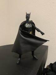 Custom Batman Batgirl CASSANDRA CAIN Leather Wired Cape Mcfarlane NOT FIGURE