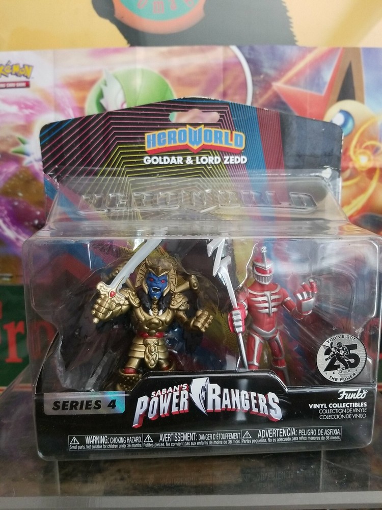 Hero World Series 4 Goldar & Lord Zedd Power Rangers 25th Ann. 2-Pack Open Box