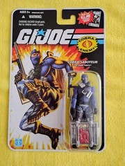GI Joe Comic/Cartoon Series 4 Figs,Cobra Enemy, Saboteur, Android,Diver,Serpent