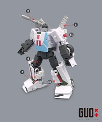 DIY Filler Cannon Tail Spoiler Upgrade Kit For SS Devastation Wheeljack – Fills