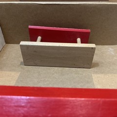 Wooden Railway Train Red Roof Platforms – Station BRIO or Other Like Thomas