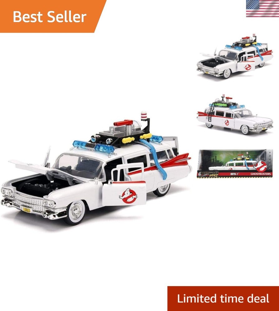 Ghostbusters ECTO-1 Die-Cast 1:24 Scale Model – Iconic Collector’s Item