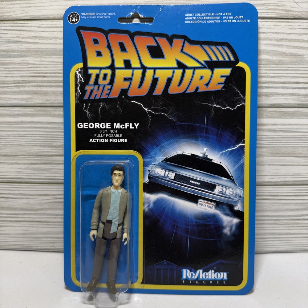 Funko X Super7: Back To The Future “George McFly” ReAction Action Figure, New!