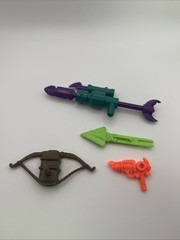 Vintage Battle Trolls Lot of 4 Accessories Weapons Toys Hasbro 1992