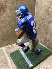 McFarlane NFL Tiki Barber NY New York Giants 2005 Figure Blue Jersey