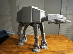BUNDLE: Star Wars AT-AT Walker Model with Rebel Snowspeeder and tow cable!