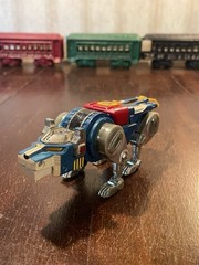Vintage Bandai 1981 Voltron #4 Blue Lion Y&K Action Figure Die-cast GB-36 Japan