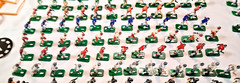 Large Lot (300) Tudor Electric Football Players with some Bases & accessoriess
