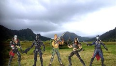 Mountain Landscape Action Figure Diorama Backdrop For Dinosaurs, GI Joe Toys #4