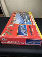 Vintage Kidz Fun US UNIVERSAL AIRCRAFT CARRIER With Realistic Fighter NOB