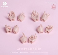 worldbox 1/6 AT202 Girl Fat Legs Flexible Action Figure Body