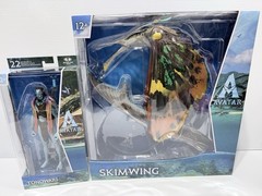 2 McFarlane Toys Avatar the Way of Water Skimwing 14″ & Tonowari Action Figures
