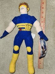 Lot of 4 X-Men Marvel Kellytoy Wolverine Magneto Captain Cyclops Plush Dolls Toy