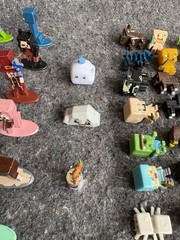 HUGE 110 Pc Lot Minecraft Jada Toys 40 Metalfigs Die-cast & 70 Plastic Figures