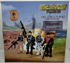 NEW Juda Military Force Task Force Play Set with Real Size Accessories 14 Pieces