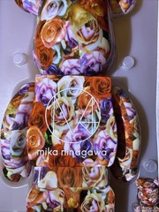Medicom BE@RBRICK Mika Ninagawa Rose 400% and 100% set Bearbrick