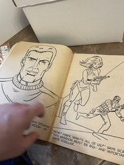 Vintage Gi Joe Coloring Book And Promotional VHS Tapes And Sgt Savage Backers