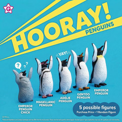 Yell Banzai Penguin Blind Box Gashapon 1 Random Mini Animal Japanese Figure