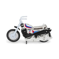 Evel Knievel Deluxe Silver High Jumper Stunt Cycle Extreme Jumps and Tricks