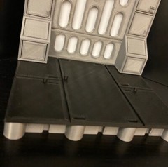 Star Wars inspired wall and diorama figure stand for 6″ line (Light Wall)