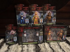 jazwear five nights at freddy’s ending series and jump scare action figure lot