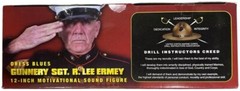 Sideshow Gunnery Sgt R.Lee Ermey Dress Blue Marine 1/6 12″Action Figure NEW 2006