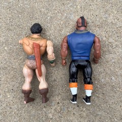 VTG 1983 John Blackstar + Mr. T B.A. Baracus A Team 6” Action Figures Galoob (2)