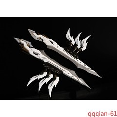 ZZA 1/100 Blue Flame Snow White Model Kit – Custom Color with Alloy Frame Gift