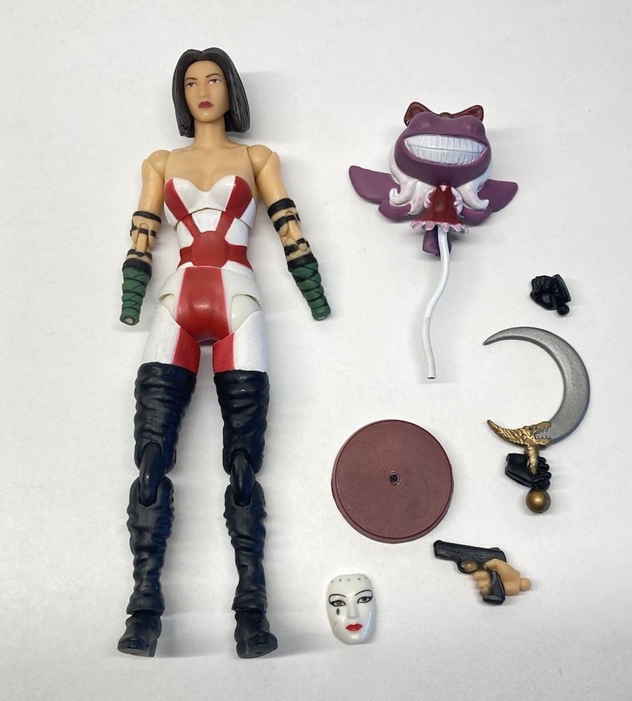 Shocker Toys Kabuki Assassin Figure Broken With Some Accessories Maxx Series