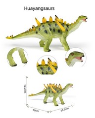 RECUR Huayangosaurus Soft PVC Figure Dinosaur Animal Model Decor Xmas Gift