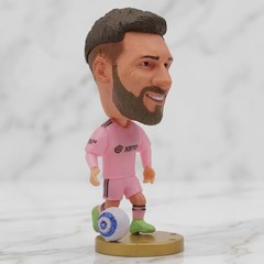Lionel Messi Inter Miami 2.5″ Figure – Leo Messi Pink Jersey Soccer Mini Toy