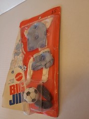 1973 Mattel Big Jim Soccer Suit Outfit Ball In Original Package Card Rare