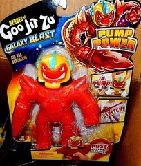 4 pack Goo Jit Zu Galaxy Blast Pump Power Air Vac Blazagon Action Figure