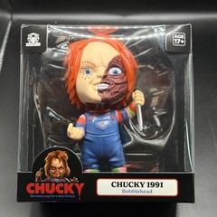 Chucky 1991 Half Face Bobblehead CultureFly Universal Horror Figure NIB