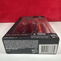 Star Wars Black Series 6” #02 Darth Maul TRI-LOGO Complete w/Custom Cape & Stand