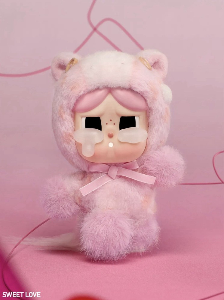 US FREE SHIPPING -Sweet Love Crybaby- PopMart Have A Good Run Plush Pendent NEW