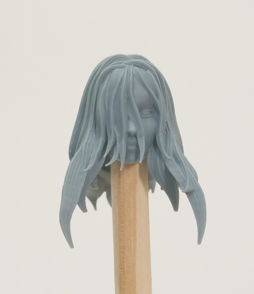 Mythic Legions Cult of the Spider Goddess Banshee Head 1.0 1:12 3d Print