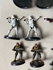 Star Wars Miniatures Figures Tabletop Role Playing Game Lot of 14 & Ewok Charm