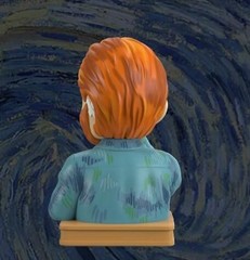 The Art of Picking / Van Gogh by Po Yun Wang 7.1 Inch Vinyl Art Statue