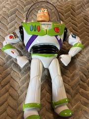 Buzz Lightyear Talking Figure Thinkway Disney Pixar Wings Pop Open