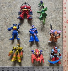 Bandai Mega Man / Rockman Gashapons Lot of 8