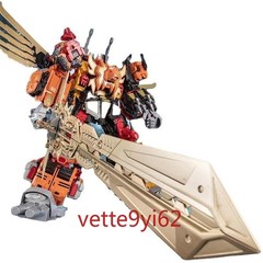 JINBAO Bruticus Warbotron & PREDAKING Feral Rex Oversized Action Figure Gift New